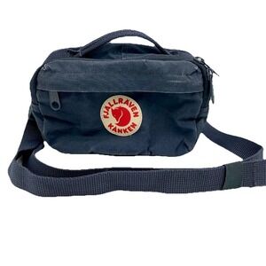 Fjallraven Kanken Hip Pack Blue Gray Waist Belt Bag Waterproof Hiking Travel